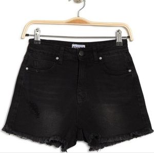 Abound Frayed Hem Sustainable Denim Shorts NWT 26